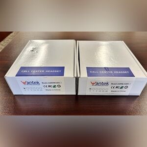 Lot of 2 Call Center Headsets - Wantek